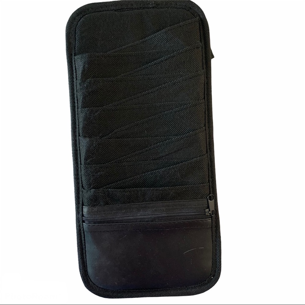 Car visor CD case